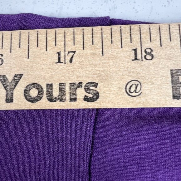 VTG 80s Star Trek Borg Jean Luc Picard Shirt Fits Medium Purle Single Stitch Tee - Picture 14 of 14